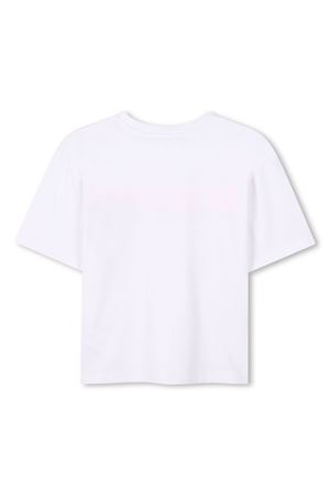 white cotton tshirt MARC JACOBS KIDS | W6045510P